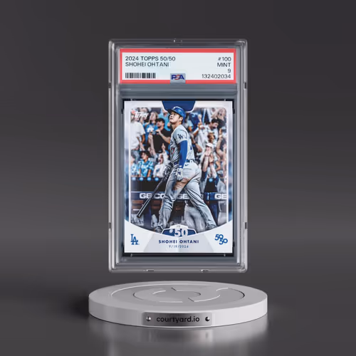 2024 Topps 50/50 Shohei Ohtani #100 Shohei Ohtani (PSA 9 MINT)