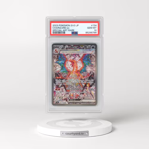 2023 Pokémon SV3-Ruler of the Black Flame #134 Charizard EX - Holo Special Art Rare (PSA 10 GEM MINT