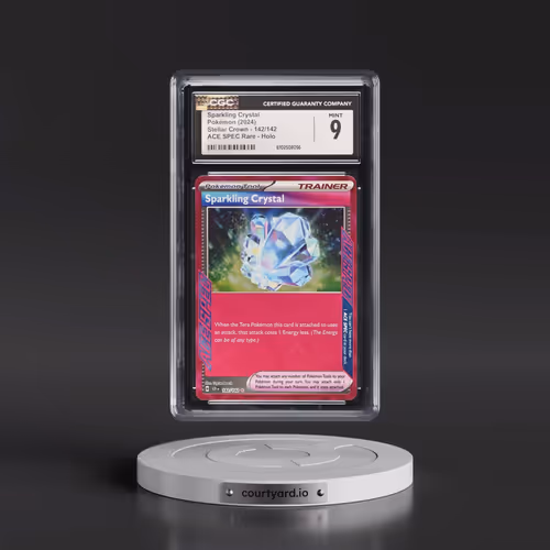 2024 Pokémon Scr EN-Stellar Crown #142 Sparkling Crystal (CGC 9 MINT)