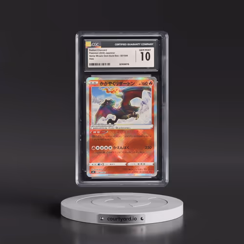 2024 Pokémon Svk-Stellar Miracle Deck Build Box #001 Radiant Charizard - Holo (CGC 10 GEM MINT)