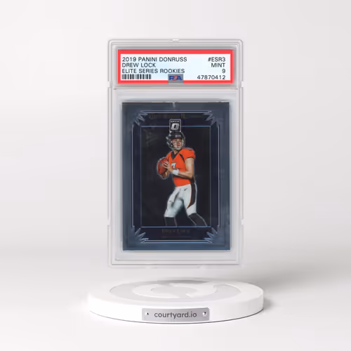 2019 Panini Donruss Elite Series Rookies #ESR3 Drew Lock (PSA 9 MINT)