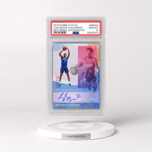 2018 Panini Status New Breed Autographs #NBSGA Shai Gilgeous-Alexander (PSA 10 GEM MINT)