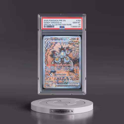 2025 Pokémon Pre EN-Prismatic Evolutions #159 Sandy Shocks EX - Holo Special Illustration Rare (PSA