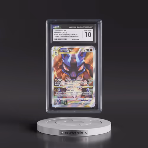 2017 Black Star Promos - Sword & Shield #SWSH291 Lucario VSTAR - Crown Zenith Elite Trainer Box (Hol