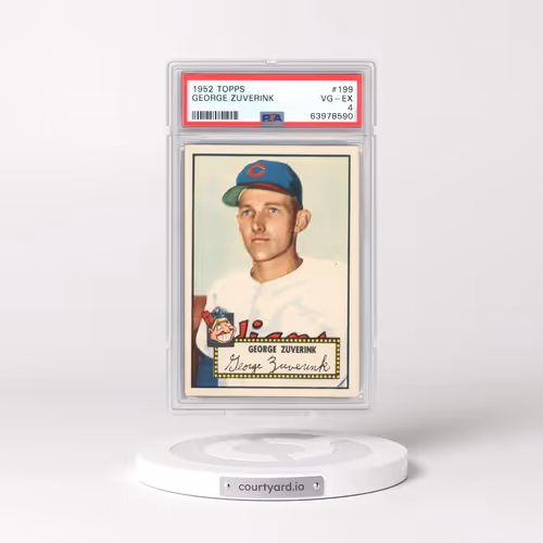 1952 Topps #199 George Zuverink (PSA 4 VG-EX)