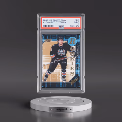 2005 Upper Deck Power Play #143 Alexander Ovechkin (PSA 9 MINT)