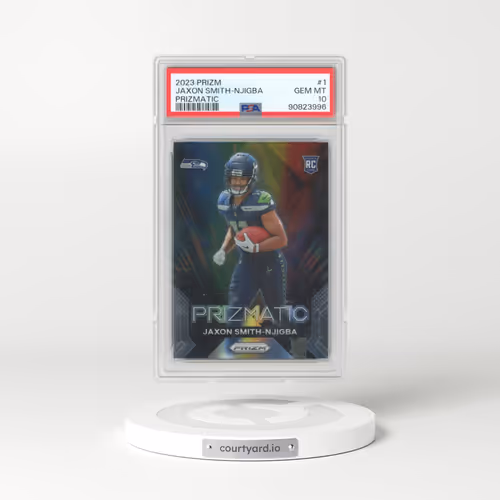 2023 Panini Prizm Prizmatic #1 Jaxon Smith-Njigba (PSA 10 GEM MINT)
