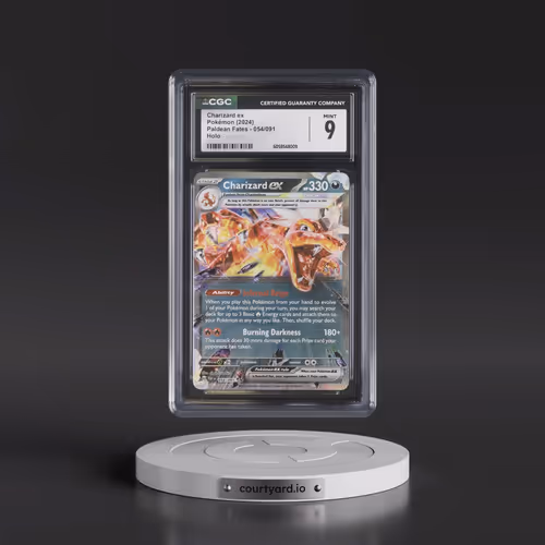 2024 Paldean Fates - PAF EN #054/091 Charizard ex - Holo (CGC 9 MINT)