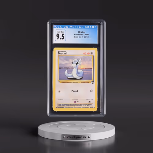 2000 Base Set 2 #38/130 Dratini (CGC 10 GEM MINT)