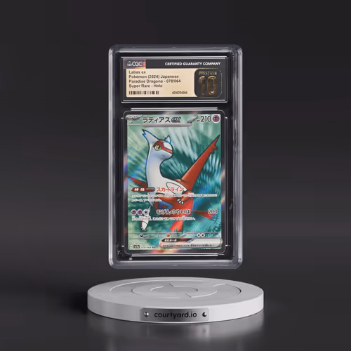 2024 Pokémon Sv7a-Paradise Dragona #078 Latias EX - Holo Super Rare (CGC 10 PRISTINE)