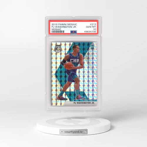 2019 Panini Mosaic #213 PJ Washington Jr. - Mosaic (PSA 10 GEM MINT)
