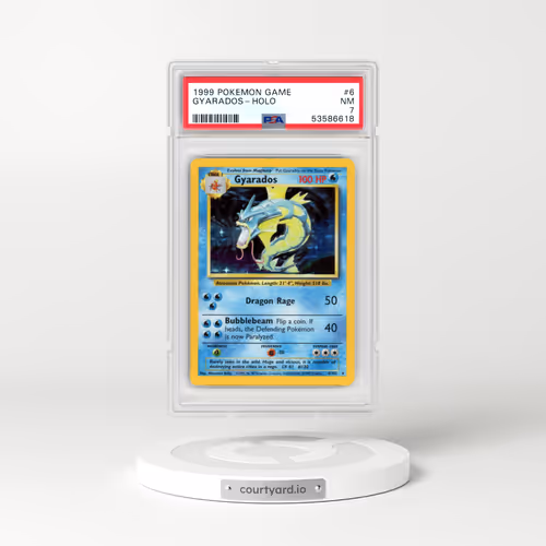 1999 Pokémon Game #6 Gyarados - Holo (PSA 7 NM)