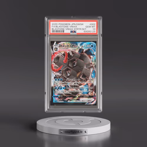 2020 Pokémon Sword & Shield Blastoise Vmax Starter Set #002 Blastoise Vmax - Full Art (PSA 10 GEM MI