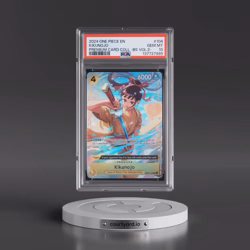 2024 One Piece Premium Card Collection -Best Selection Vol.2 #104 Kikunojo (PSA 10 GEM MINT)