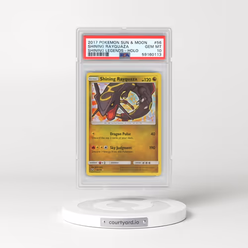 2017 Pokémon Sun & Moon Shining Legends #56 Shining Rayquaza - Holo Holo (PSA 10 GEM MINT)