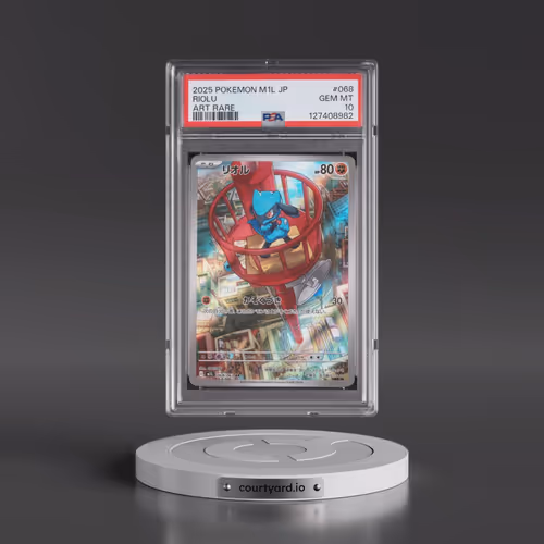 2025 Pokémon M1l-Mega Brave #068 Riolu - Art Rare (PSA 10 GEM MINT)