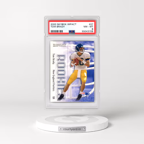 2000 Skybox Impact #27 Tom Brady (PSA 8 NM-MT)