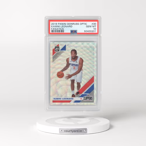 2019 Panini Donruss Optic #30 Kawhi Leonard - Fanatics (PSA 10 GEM MINT)