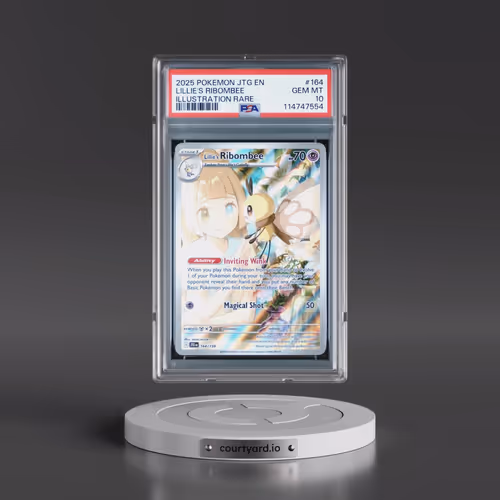 2025 Pokémon Jtg EN-Journey Together #164 Lillie's Ribombee - Illustration Rare (PSA 10 GEM MINT)