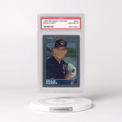 1997 Bowman Chrome #245 Sean Casey (PSA 10 GEM MINT)