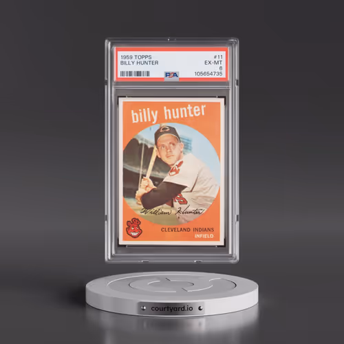 1959 Topps #11 Billy Hunter (PSA 6 EX-MT)