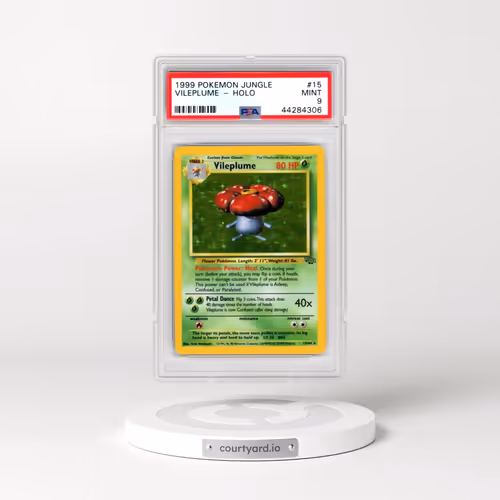 1999 Pokémon Jungle #15 Vileplume - Holo (PSA 9 MINT)