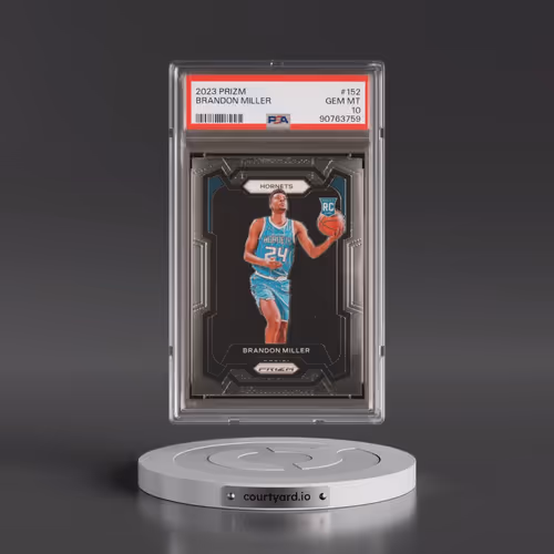2023 Panini Prizm #152 Brandon Miller (PSA 10 GEM MINT)