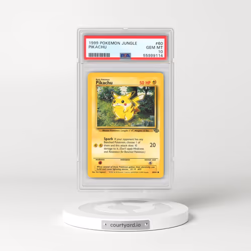 1999 Pokémon Jungle #60 Pikachu (PSA 10 GEM MINT)