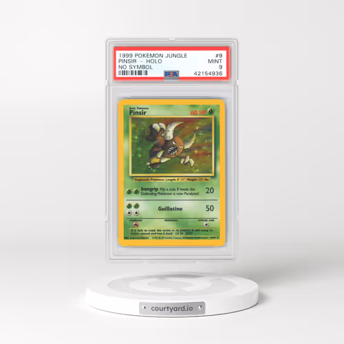 1999 Jungle #9 Pinsir - Holo No Symbol (PSA 9 MINT)