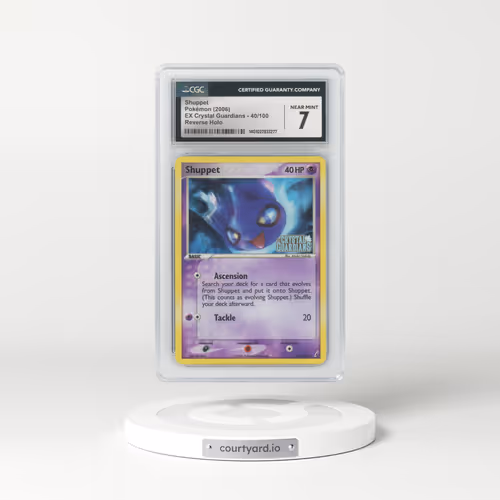 2006 EX Crystal Guardians #40/100 Shuppet - Reverse Holo (CGC 7 NM)