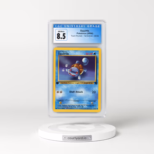 2000 Team Rocket #68 Squirtle - 1st Edition (CGC 8.5 NM-MT+)