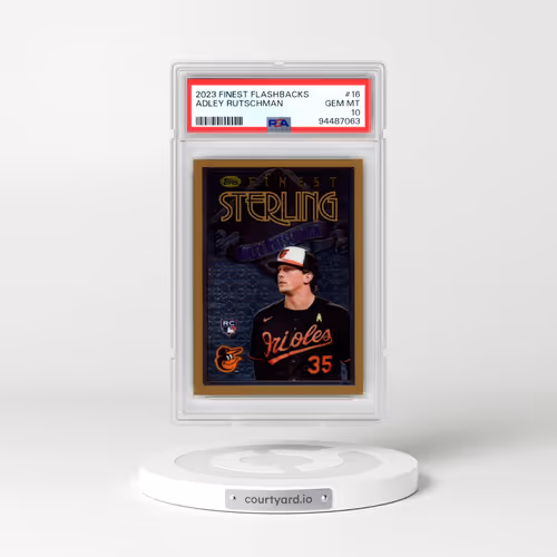 2023 Topps Finest Flashbacks #16 Adley Rutschman (PSA 10 GEM MINT)