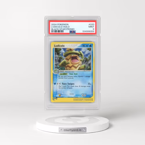 2004 Pokémon Black Star Promo #020 Ludicolo - Holo (PSA 9 MINT)