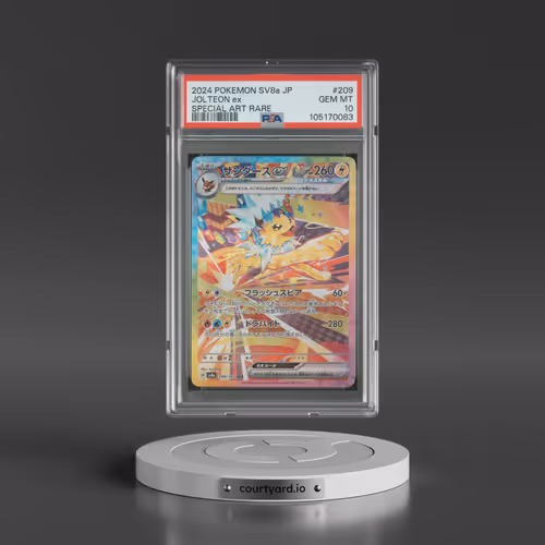 2024 Pokémon Sv8a-Terastal Fest EX #209 Jolteon EX - Holo Special Art Rare (PSA 10 GEM MINT)
