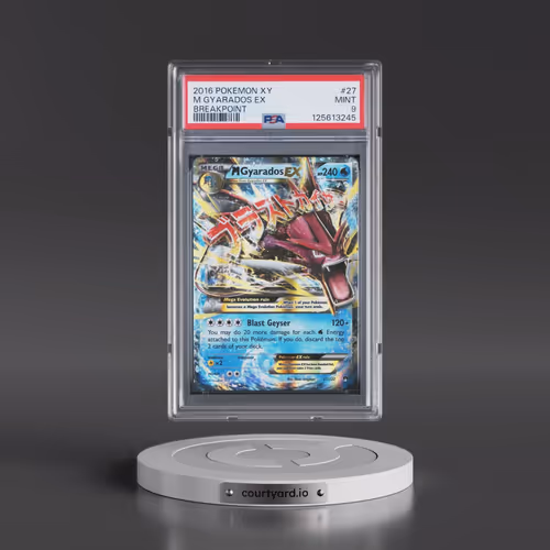 2016 Pokémon XY Breakpoint #27 M Gyarados EX - Holo (PSA 9 MINT)