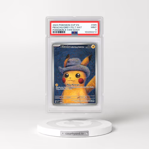 2023 Pokémon Svp EN-SV Black Star Promo #085 Pikachu With Grey Felt Hat - Pokemon X Van Gogh (PSA 9 MINT)