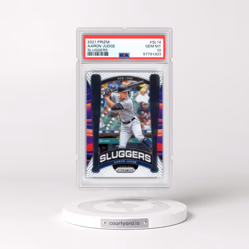 2021 Panini Prizm Sluggers #SL14 Aaron Judge (PSA 10 GEM MINT)