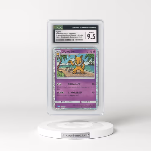 2023 Trading Card Game Classic - CLF, CLL, CLK #012/032 Hypno - Holo Blastoise & Suicune ex Deck - CLK (CGC 9.5 MINT+)