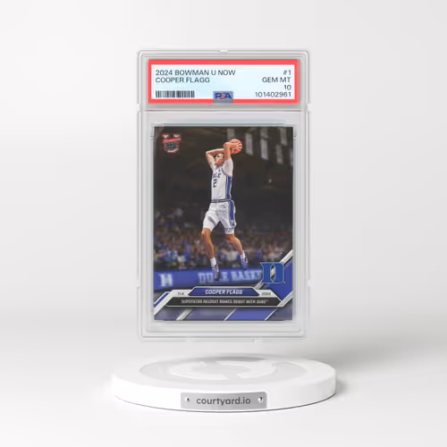 2024 Bowman U Now #1 Cooper Flagg (PSA 10 GEM MINT)