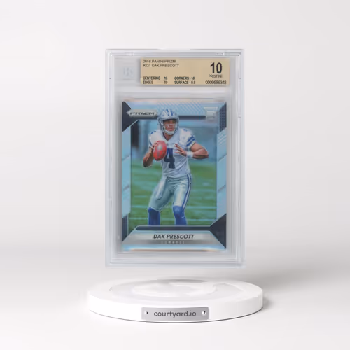 2016 Panini Prizm #231 Dak Prescott - Prizm (BGS 10 PRISTINE)