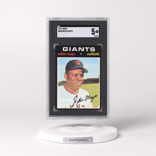 1971 Topps #600 Willie Mays (SGC 5 EX)