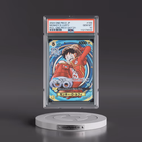 2024 One Piece Japanese Premium Card Collection -One Piece Day'24 #109 Monkey D. Luffy (PSA 10 GEM M
