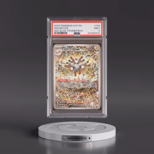 2024 Pokémon Svp EN-SV Black Star Promo #159 Magneton - Surging Sparks Elite Trainer Box (PSA 9 MINT