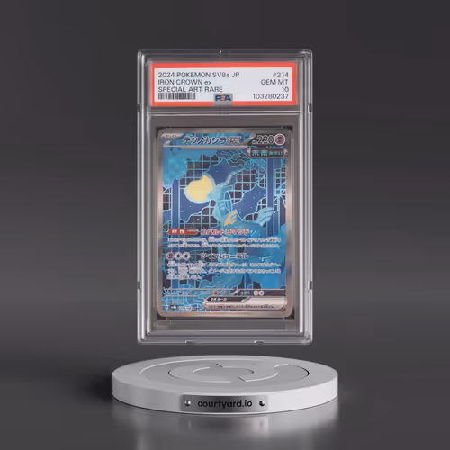 2024 Pokémon Sv8a-Terastal Fest EX #214 Iron Crown EX - Holo Special Art Rare (PSA 10 GEM MINT)