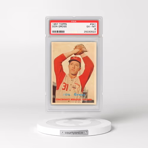 1957 Topps #341 Don Gross (PSA 6 EX-MT)