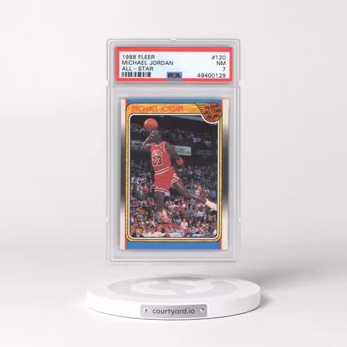 1988 Fleer #120 Michael Jordan - All-Star (PSA 7 NM)