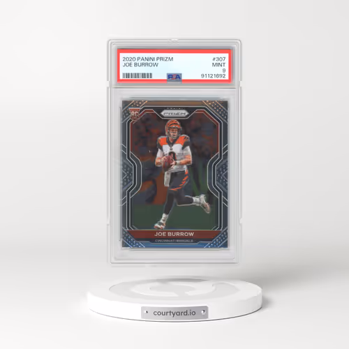 2020 Panini Prizm #307 Joe Burrow (PSA 9 MINT)