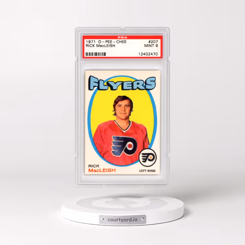 1971 O-Pee-Chee #207 Rick MacLeish (PSA 9 MINT)