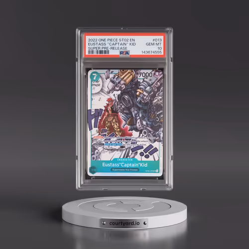 2022 One Piece Starter Deck ST02-Worst Generation #013 Eustass "Captain" Kid - Super Pre-Release (PS