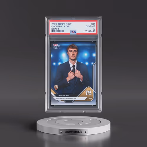 2025 Topps Now Draft #D1 Cooper Flagg (PSA 10 GEM MINT)